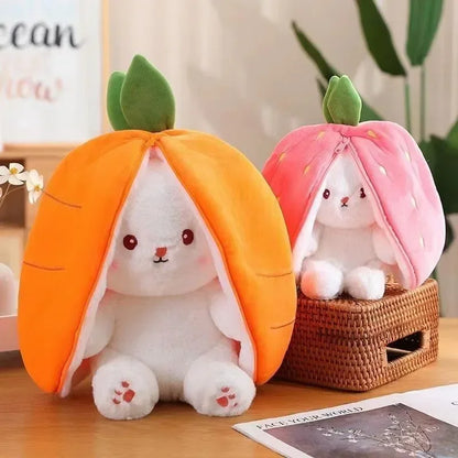 Convertible Fruit Bunny Plush Toy