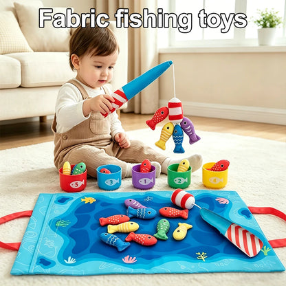 Fabric Fishing Game Set for Kids