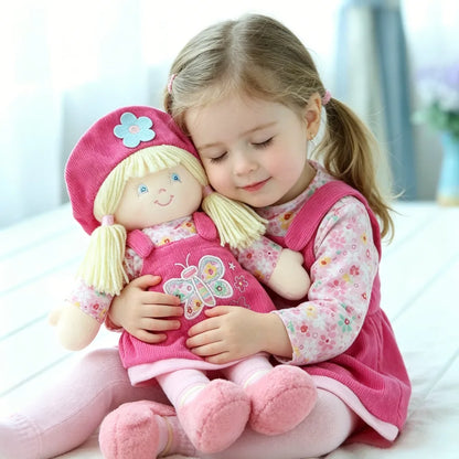 Soft Corduroy Cartoon Doll for Kids