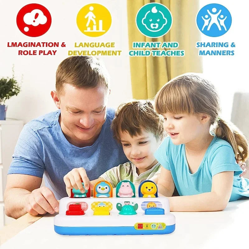 Interactive Pop-Up Switch Activity Toy for Toddlers