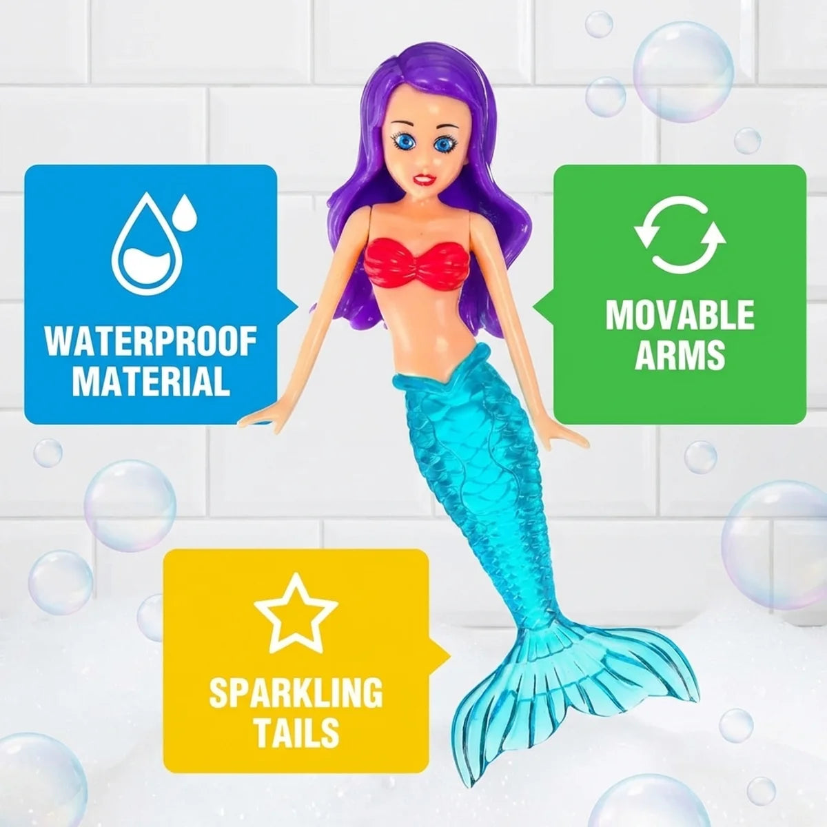 Mermaid Diving Toy Set for Kids