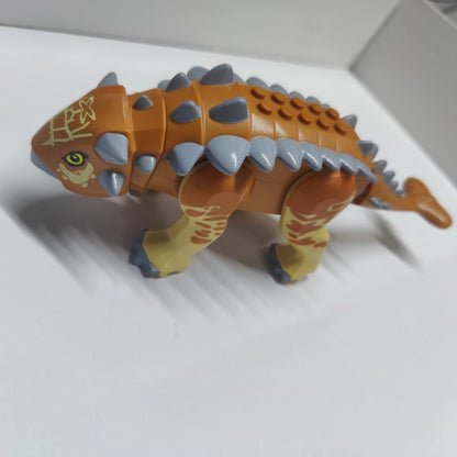 Ankylosaurus Dinosaur Building Block Model for Kids