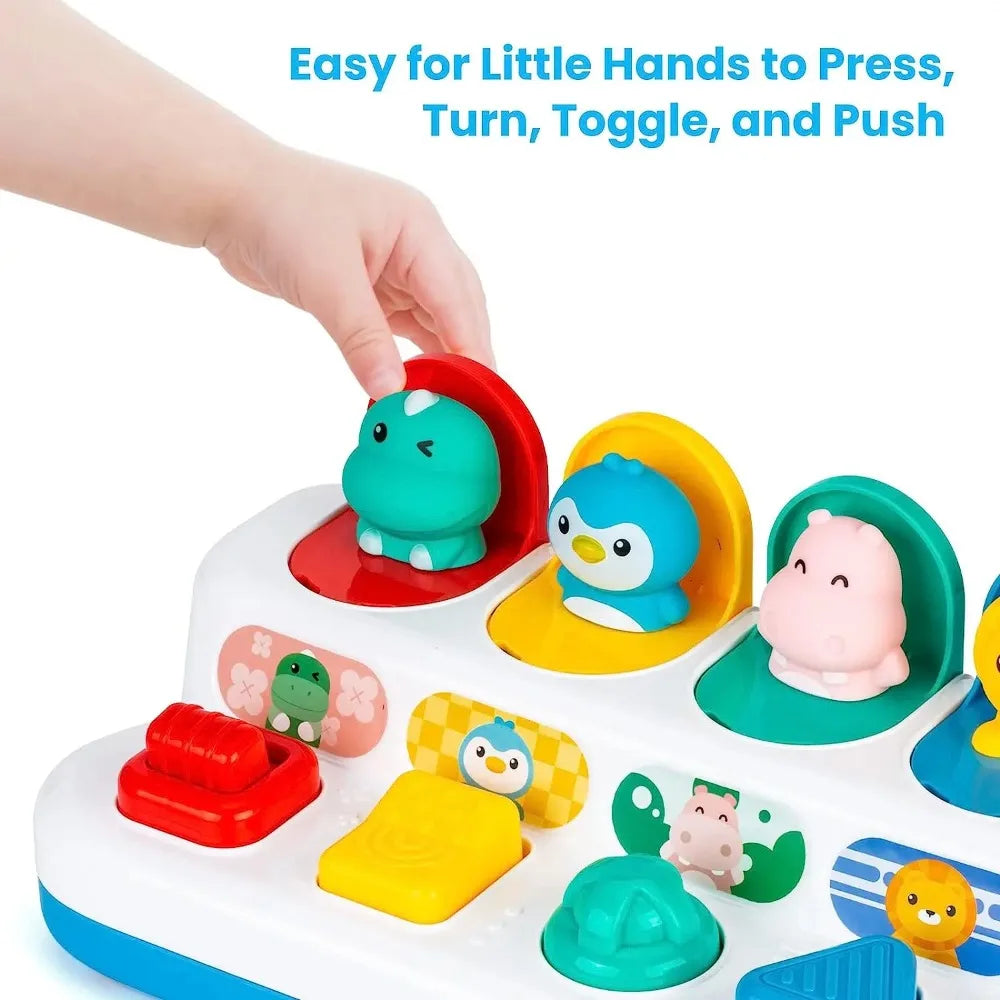 Interactive Pop-Up Switch Activity Toy for Toddlers