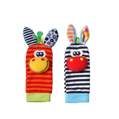 Baby Wrist and Foot Rattle Toy Set