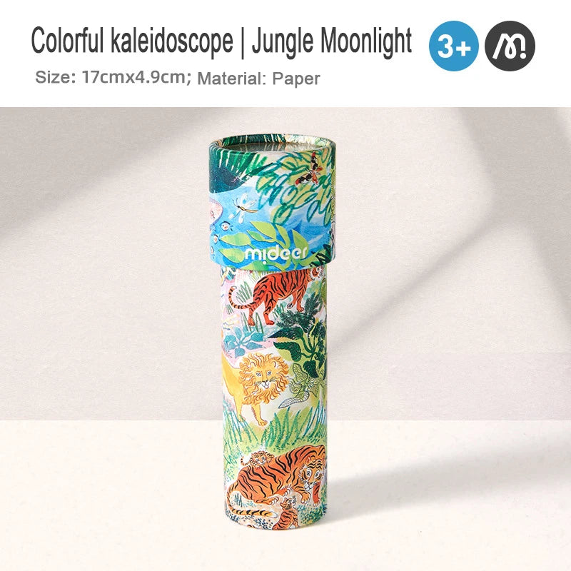 Colorful Rotating Kaleidoscope Toy for Kids