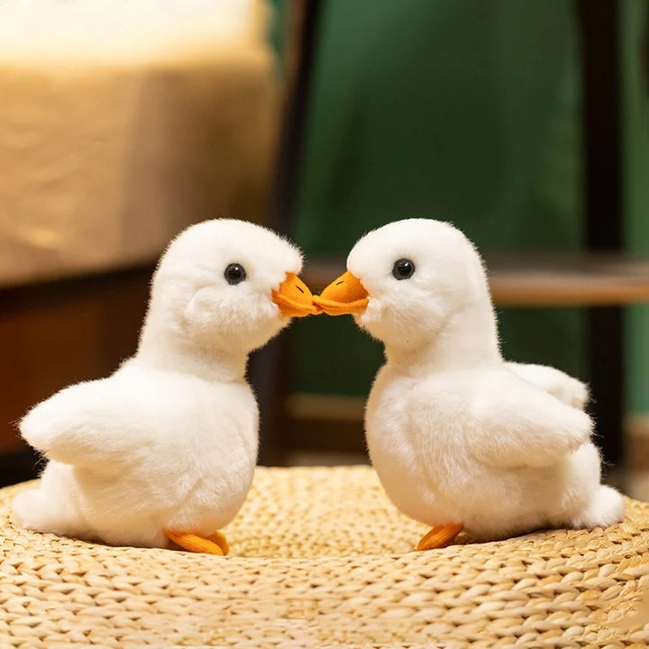 16 cm Lifelike White Duck Plush Toy