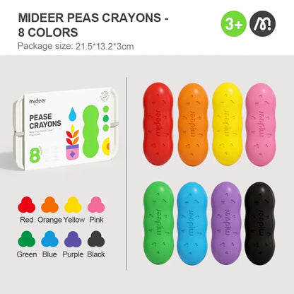 Chunky Crayon Set for Kids – 8, 12 or 24 Colors