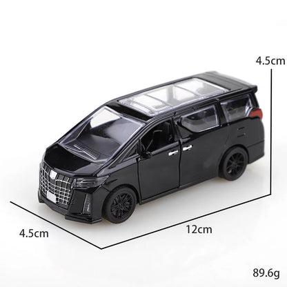 Die Cast Pull Back Minivan Toy