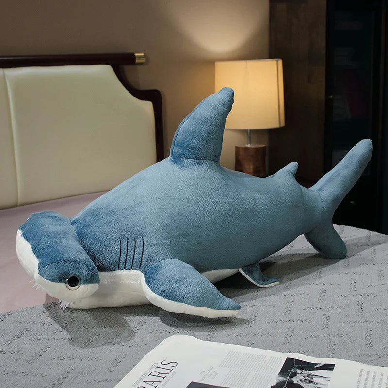 Large Shark and Whale Stuffed Plush Toy