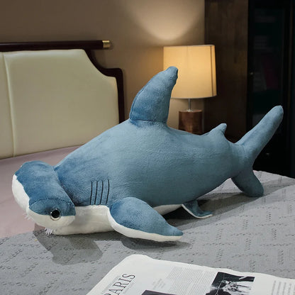 Large Shark and Whale Stuffed Plush Toy