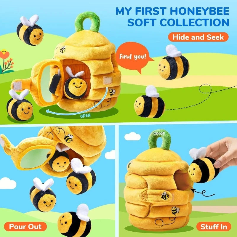 Soft Animal Hide and Seek Sensory Toy Set