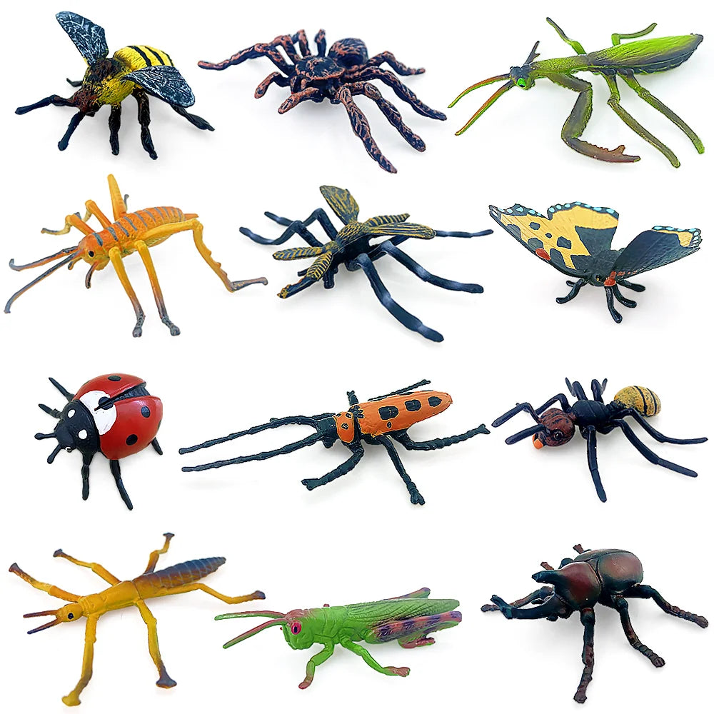 Realistic Insect Animal Figure Set