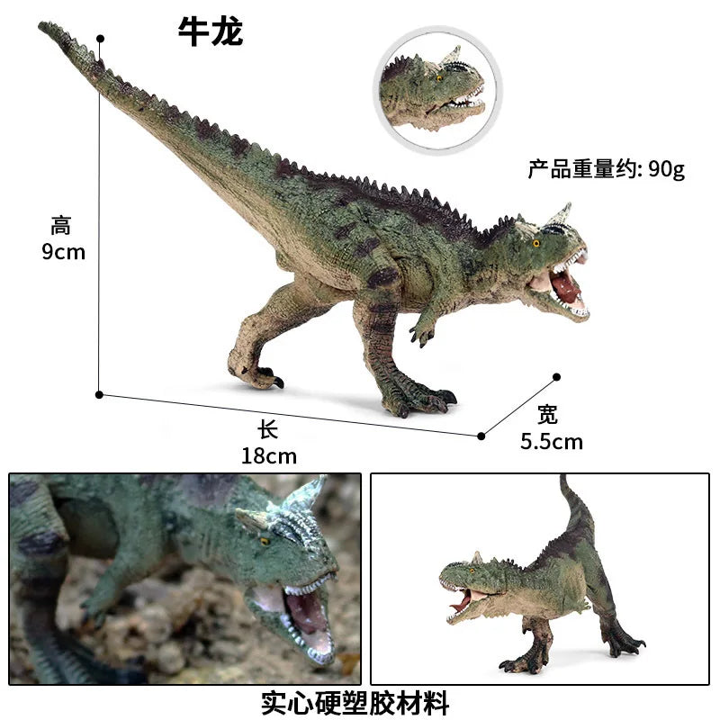 Realistic Carnotaurus Dinosaur Figure