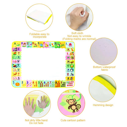 Reusable Magic Water Drawing Mat for Kids