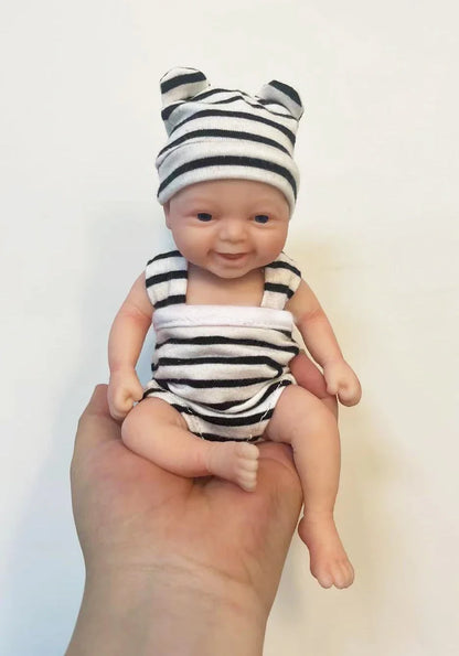 7 Inch Full Silicone Mini Reborn Baby Doll