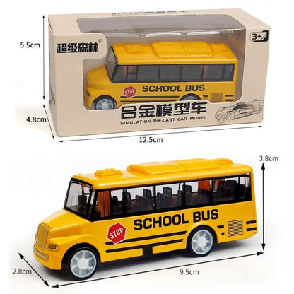 Pull Back Bus Model Toy for Kids