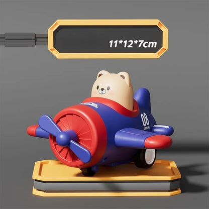 Animal Press and Glide Airplane Toy