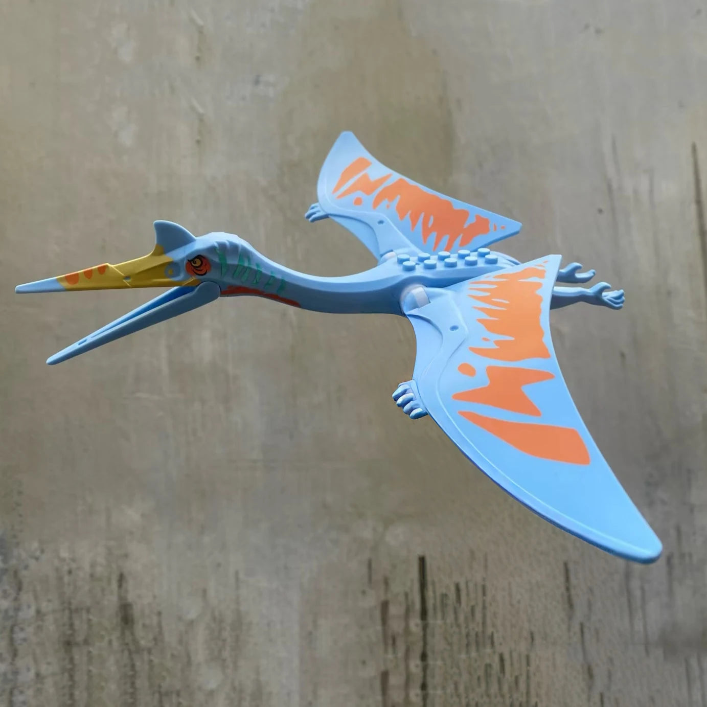 Quetzalcoatlus Pterosaur Building Block Model for Kids