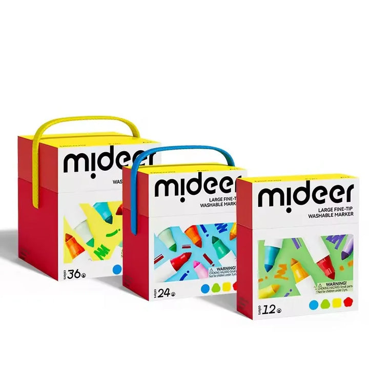 Fine-Tip Marker Set for Kids – 12, 24 or 36 Colors