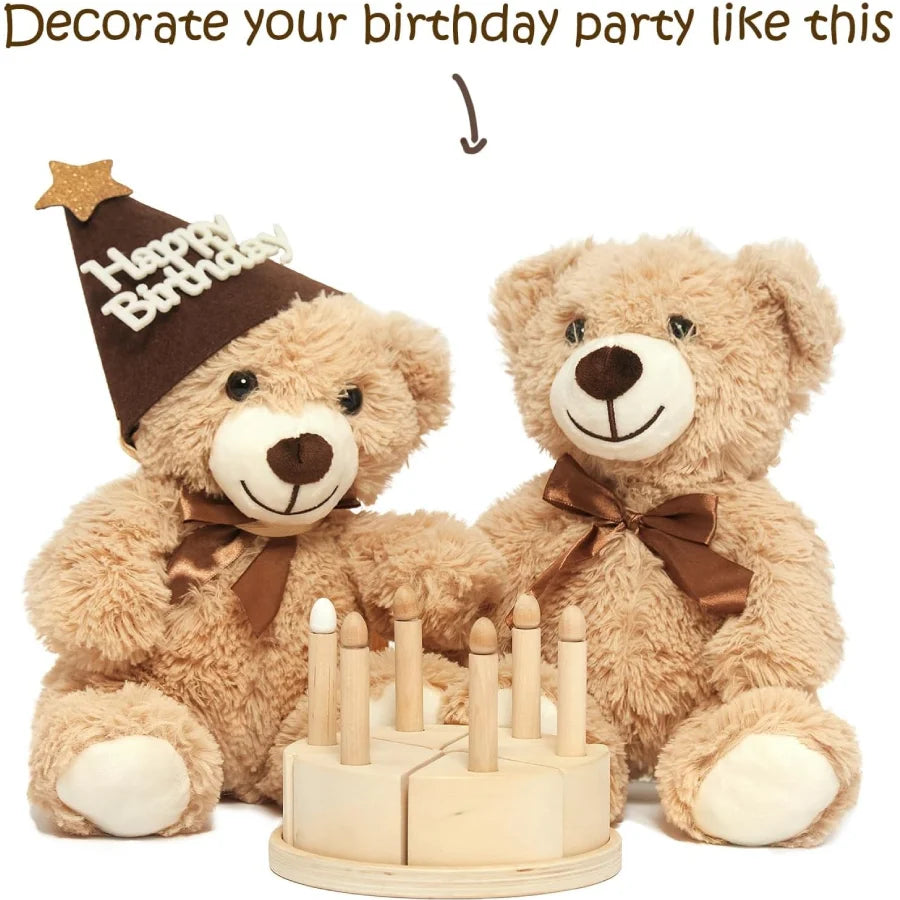 5 Piece Teddy Bear Plush Set