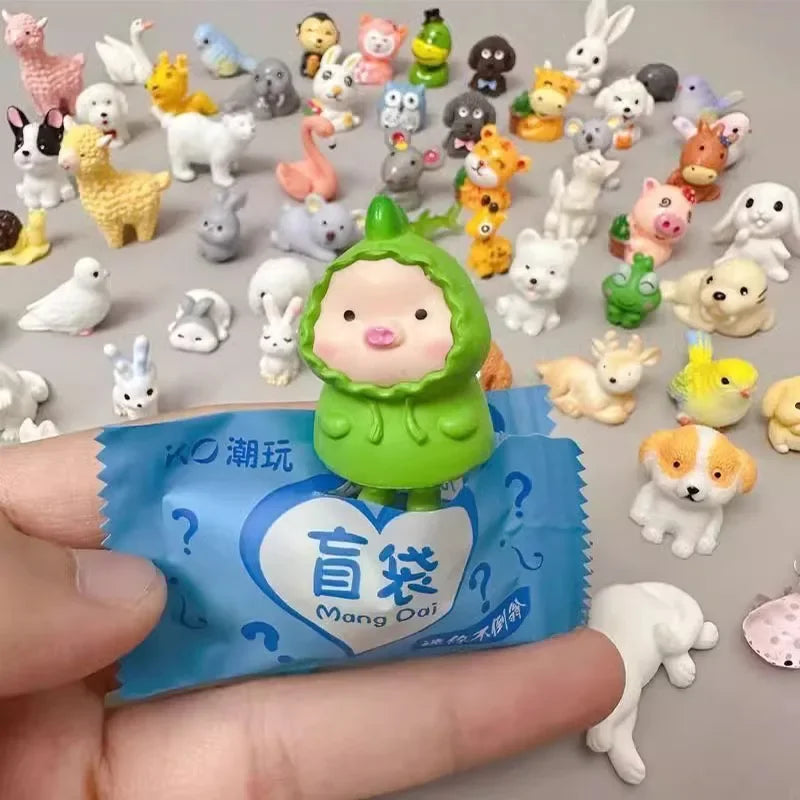 Random Mini Animal Blind Bag Figure Set