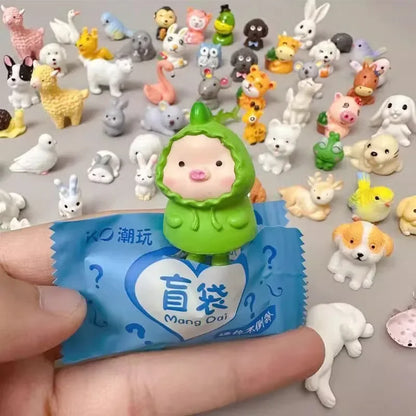 Random Mini Animal Blind Bag Figure Set