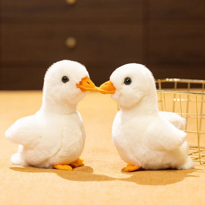 16 cm Lifelike White Duck Plush Toy