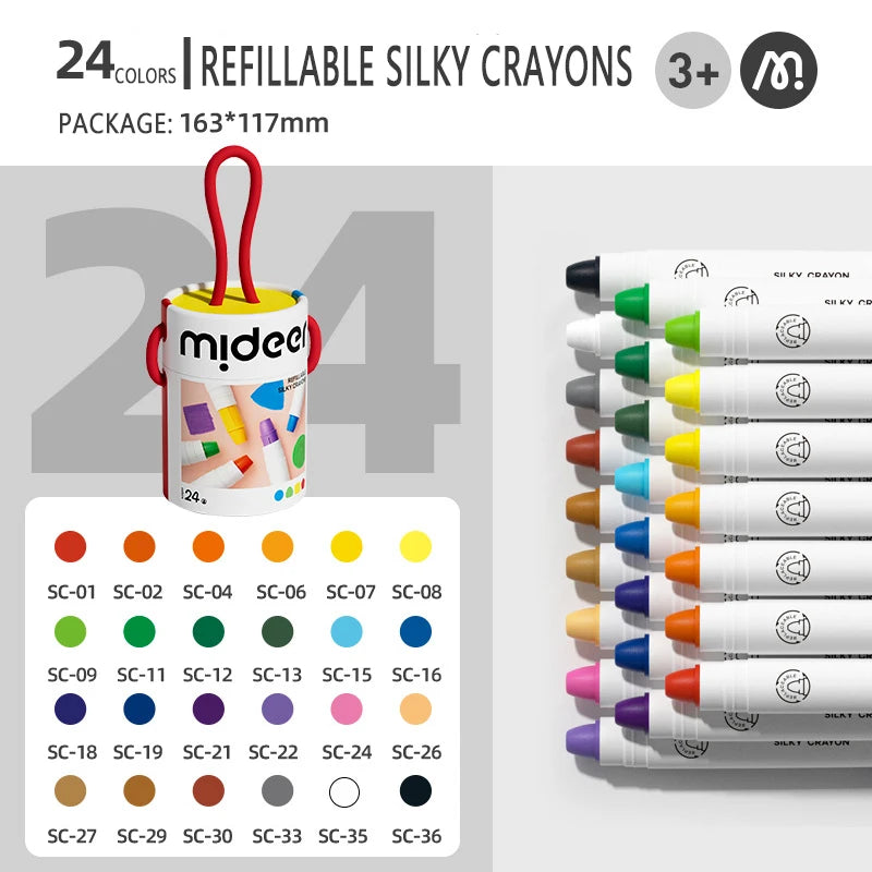 Washable Crayon Set for Kids – 6 to 36 Colors