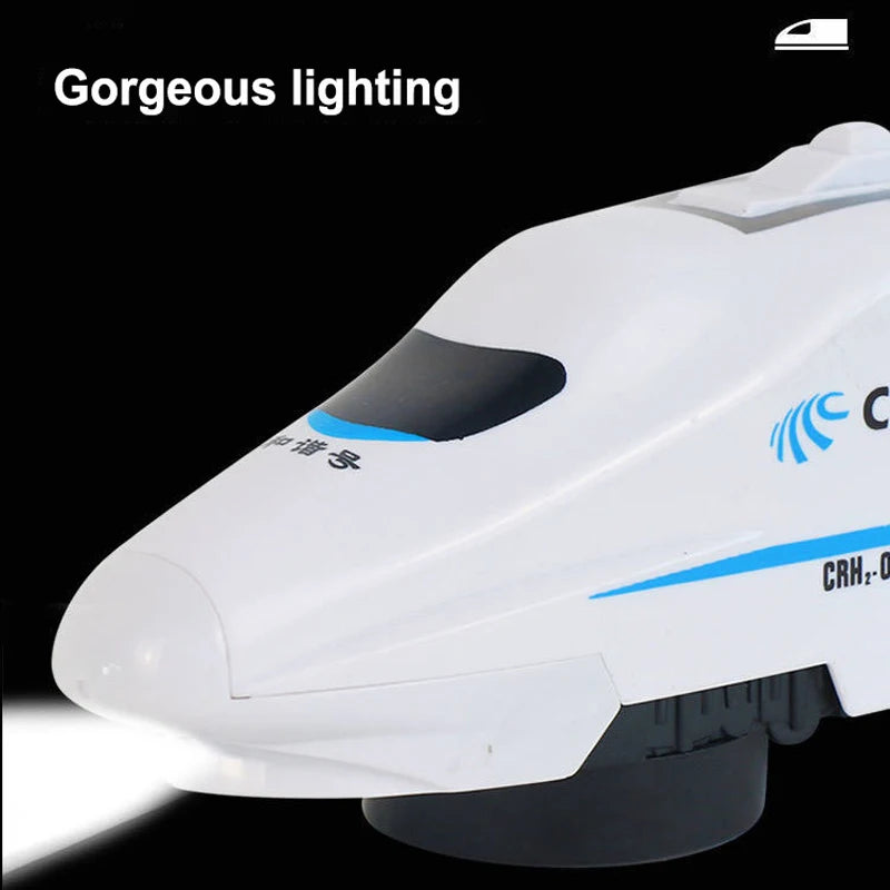 High Speed Railway Train Toy with Lights and Sound