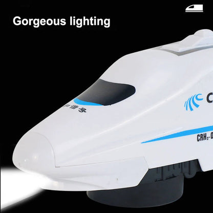 High Speed Railway Train Toy with Lights and Sound