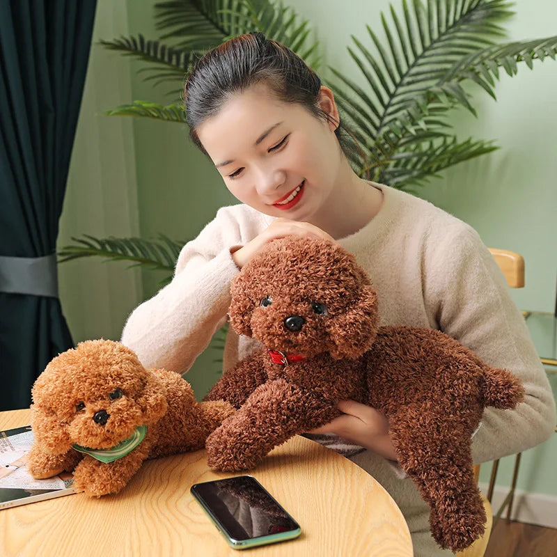 Realistic Puppy Stuffed Plush Toy