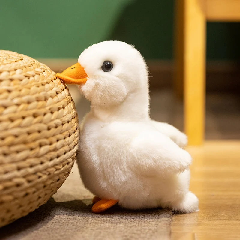16 cm Lifelike White Duck Plush Toy