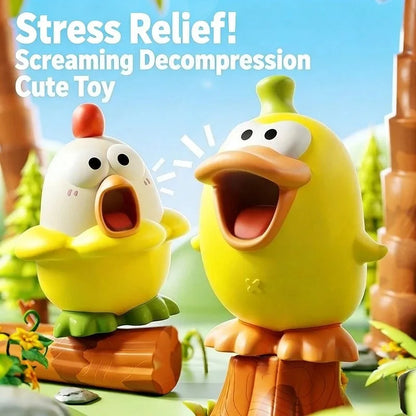 Squeaky Chicken Squeeze Toy for Kids