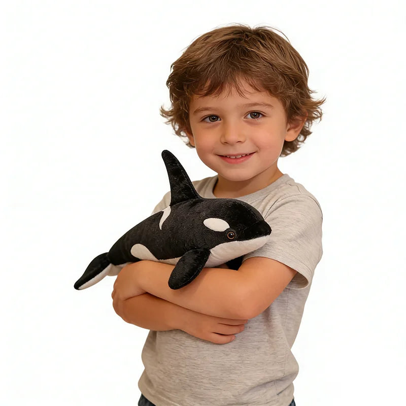 Lifelike Orca Stuffed Plush Toy