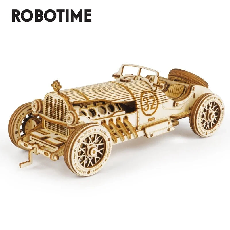 Robotime 3D Wooden Vehicle Model Puzzle Kits