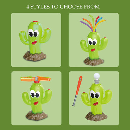 Cactus Sprinkler Toy for Outdoor Water Play