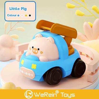 Animal Inertia Car Toy for Kids