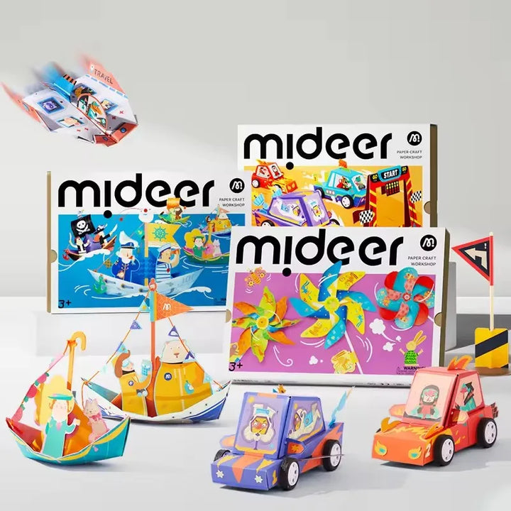 Paper Craft Workshop Kit for Kids – 4 Creative Themes