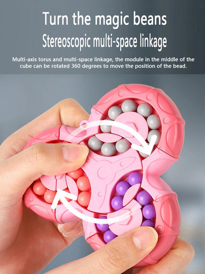 Rotating Bean Fidget Puzzle for Ages 14 Plus