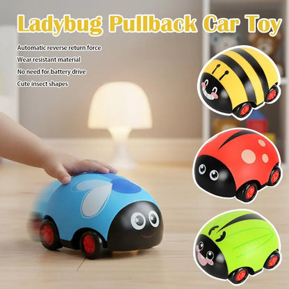 Insect Pull Back Car Toy for Kids