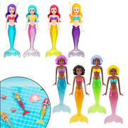 Mermaid Diving Toy Set for Pool and Bath Play