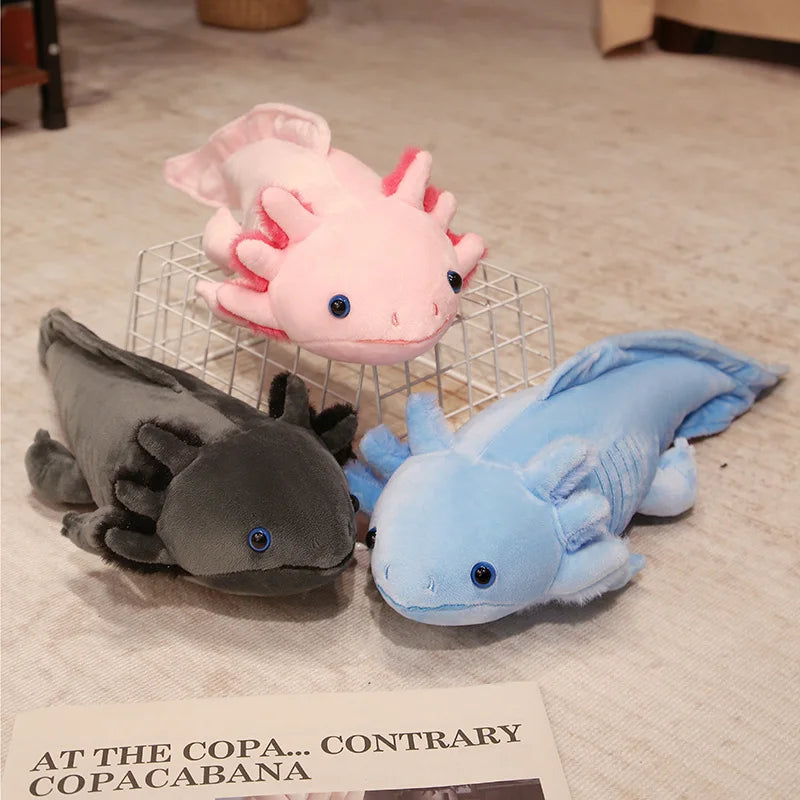Colorful Axolotl Plush Toy