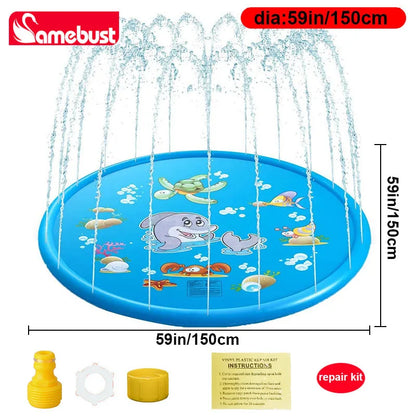 Outdoor Sprinkler Splash Mat for Kids