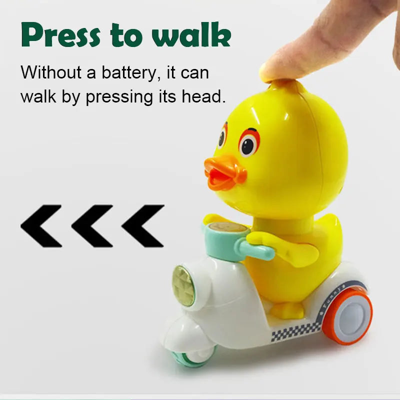 Press and Go Duck Scooter Toy