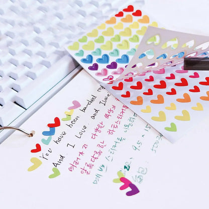 6 Sheet Colorful Craft Sticker Set for Kids