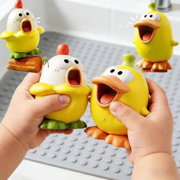Squeaky Chicken Squeeze Toy for Kids