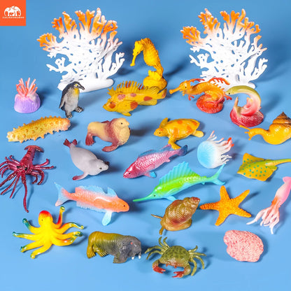 Mini Ocean Sea Life Animal Figure Set