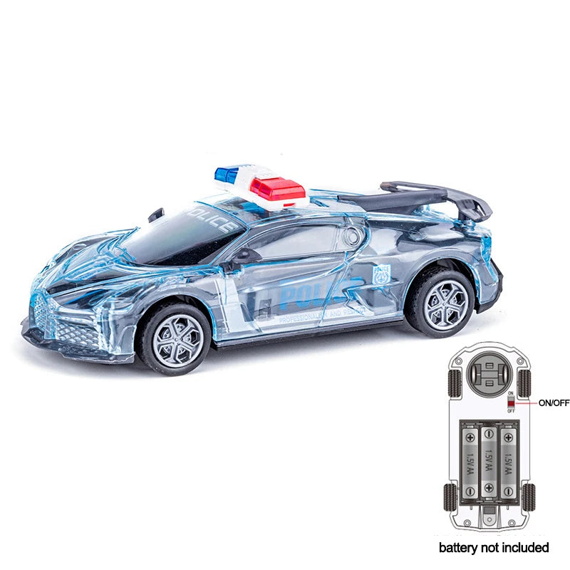 Light Up Music Toy Car with Universal Wheel