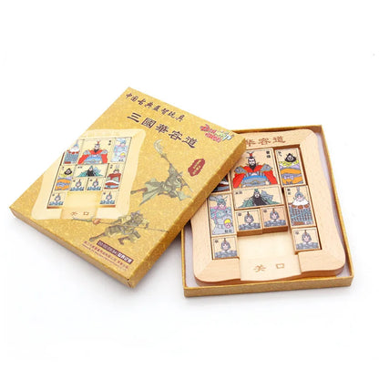 Wooden Sliding Puzzle Brain Game for Ages 12 Plus