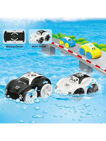 Clockwork Floating Bath Car Toy for Kids